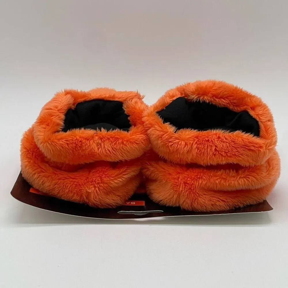 NWT Halloween Pumpkin Baby Bib‎ & Booties Set Orange Black Jack-o-Lantern Gift